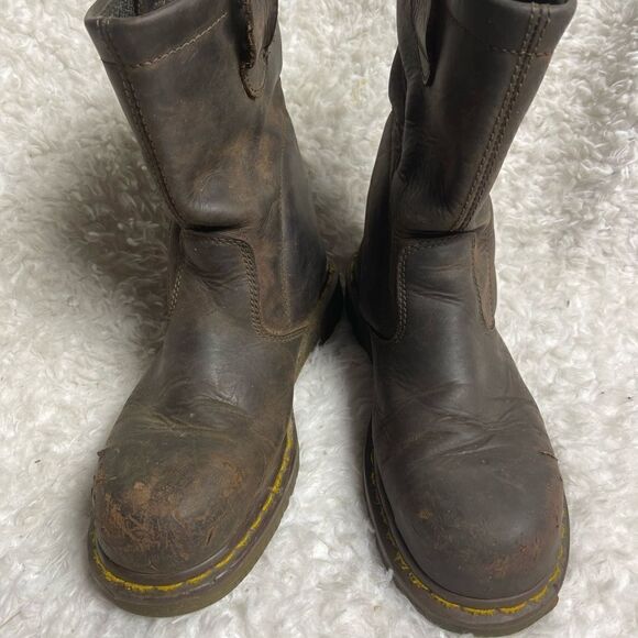 Unisex Dr. Doc Martens Industrial Steel Toe Safety Boots ASTM F2413-11 Sz M 7,L8 main image 11